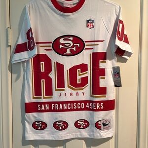 San Francisco 49ers Tee. Jerry Rice Medium #80